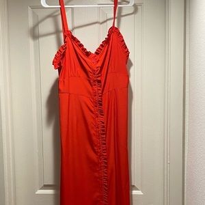 Topshop Red Dress